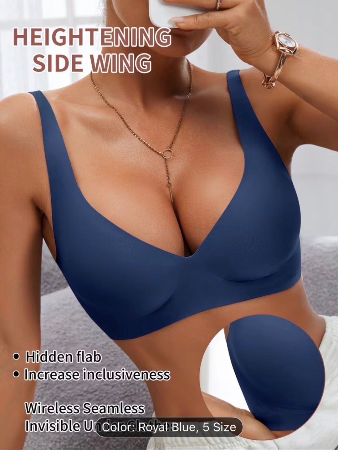 Sexy Jelly Push-Up Bra – High-Quality Comfortable Wireless Bra for Everyday Wear (Single Pack)