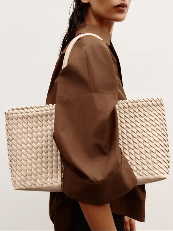 LINDSAY™ - Elegant Woven Tote Bag for Casual Daily Use