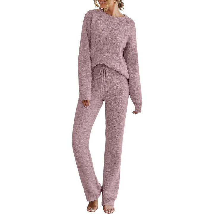 ANGEL™ - Women's Cozy Pajama Set Fuzzy Fleece 2-Piece Lounge Sweater for Winter