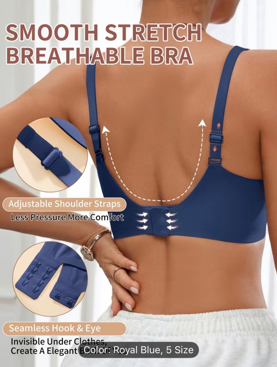 Sexy Jelly Push-Up Bra – High-Quality Comfortable Wireless Bra for Everyday Wear (Single Pack)