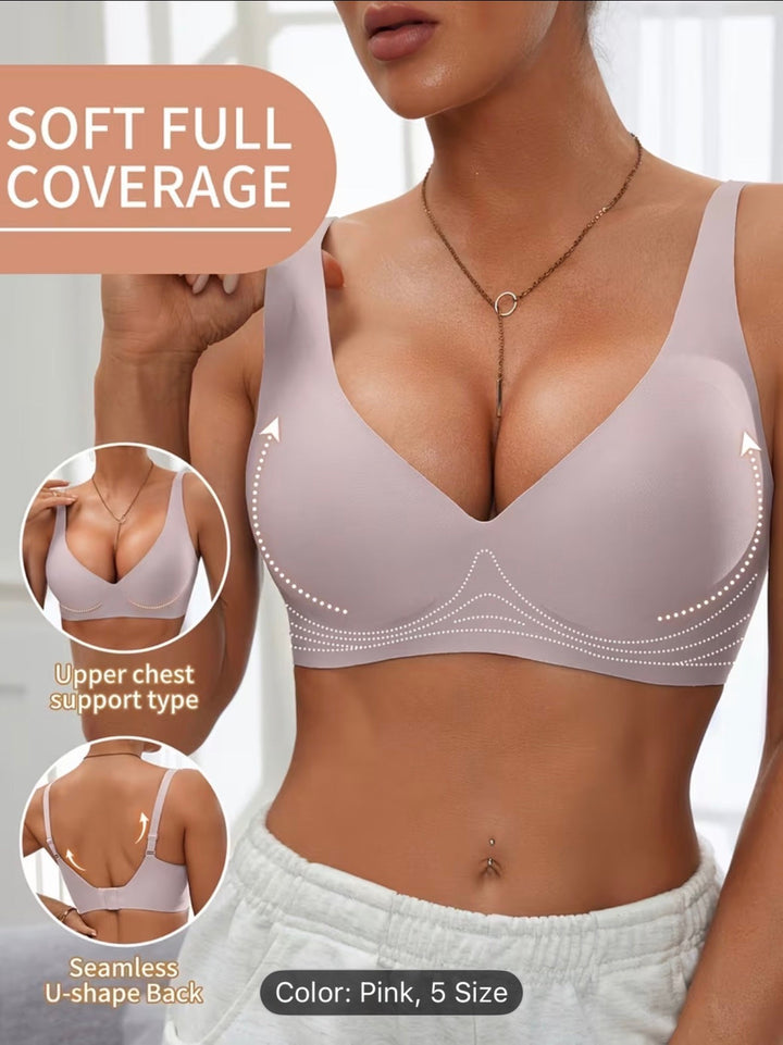 Sexy Jelly Push-Up Bra – High-Quality Comfortable Wireless Bra for Everyday Wear (Single Pack)