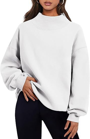 MARYLYN™ - Women's Oversized Turtleneck Sweatshirt Long Sleeve Pullover