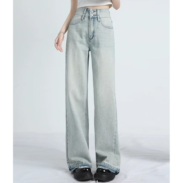 MAVINA™ – Summer Loose Fit Hem Jeans