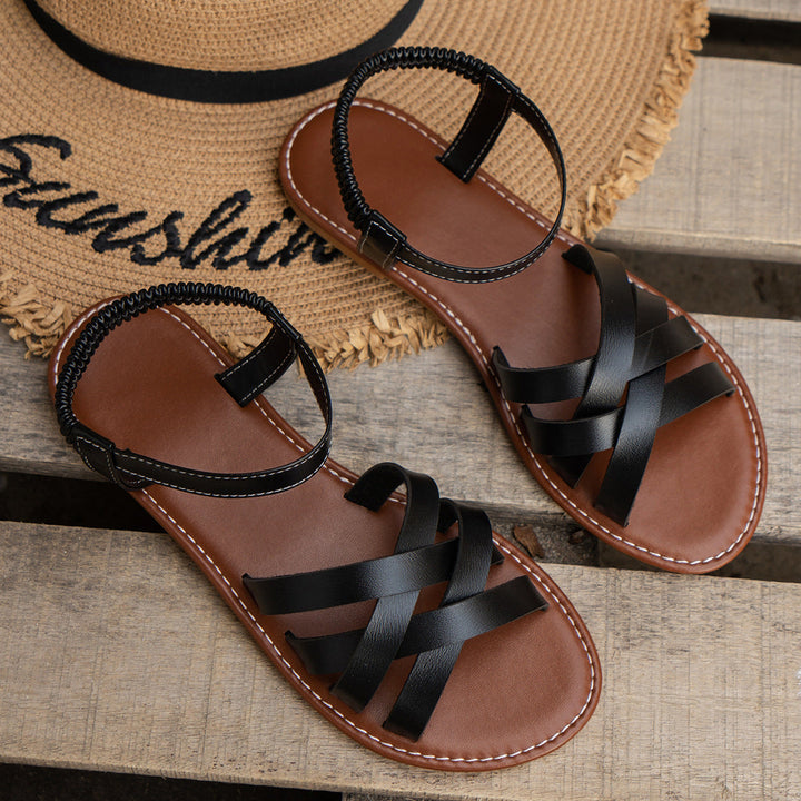 LOWITA™ – Casual Non-Slip Cross Flat Sandals