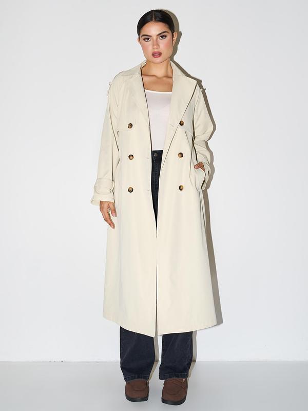SOLANA™ - Elegant Double Breasted Winter Warm Trench Coat