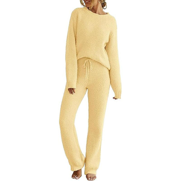 ANGEL™ - Women's Cozy Pajama Set Fuzzy Fleece 2-Piece Lounge Sweater for Winter